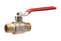 Кран кульковий Brass 15 мм 1/2" ЗЗ PN40 ручка