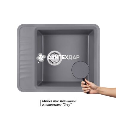 Мойка кухонная Qtap CS 6250 Grey