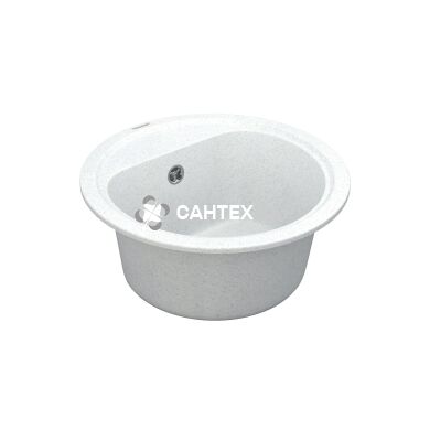 Мийка кварцева Vankor Lira LMR 01.44 White stone + сифон