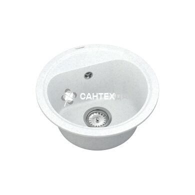 Мийка кварцева Vankor Lira LMR 01.44 White stone + сифон