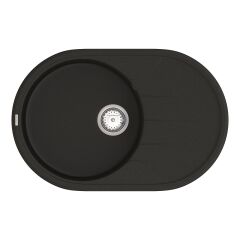 Мийка кварцева Vankor Sity SMO 02.78 Black + сифон