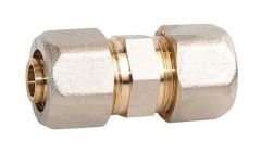 Муфта металлопластиковая обжимная Gross 16 мм