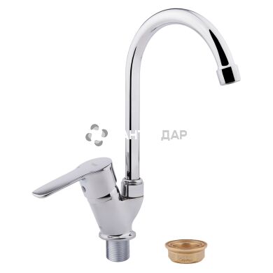 Смеситель для кухни Potato P5133-35 U на гайке