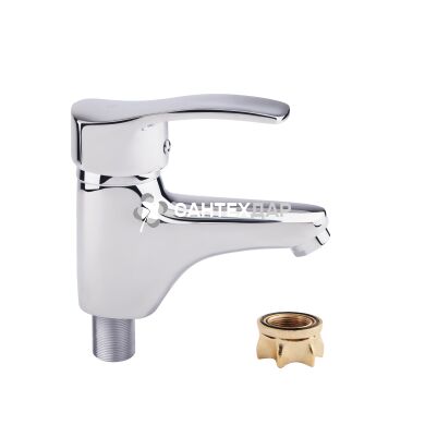 Смеситель для умывальника GF Italy 03-001F-40 CRM на гайке