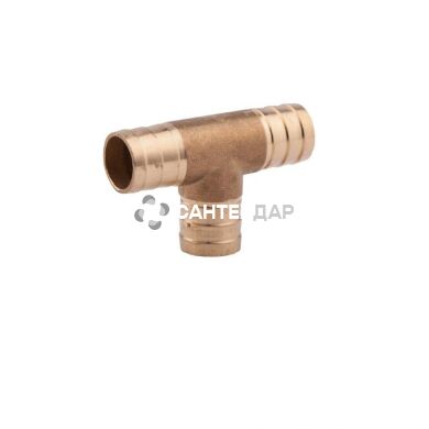 Тройник-штуцер латунный KD 16 мм