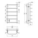 Рушникосушарка водяна Lidz Standard (CRM) D32/20х1/2" 400x800 P6