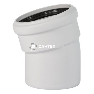 Коліно безшумне ПП Ostendorf 100х15&deg;