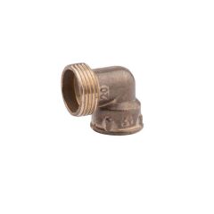 Колено латунное переходное KD 1/2"х3/4" ВН облегченное