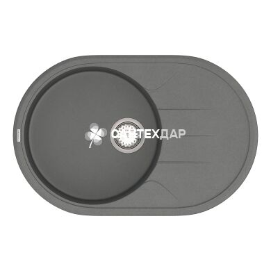 Мийка кварцева Vankor Sity SMO 02.78 Gray + сифон