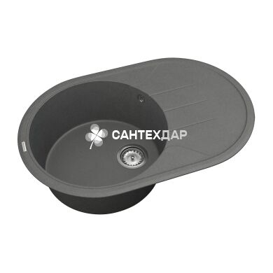 Мийка кварцева Vankor Sity SMO 02.78 Gray + сифон