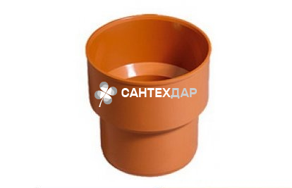 Переход ПВХ наружной канализации Ostendorf чугун/пластик 185/160 мм