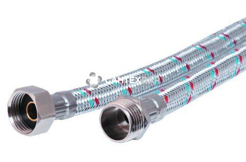 Подводка гибкая SD PLUS для воды в алюминиевой оплетке 1/2" ВН 2,0 м