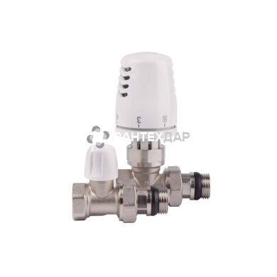 Комплект термостатический Icma 1/2" с антипротечкой прямой № KIT H 1100 +775-940 +815-940