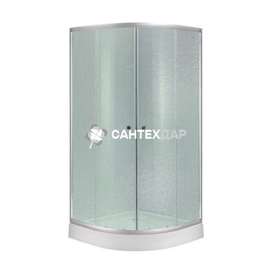 Душова кабіна Lidz Latwa 90x90 низький скло Frost