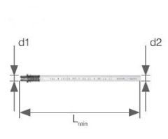 Элемент для подключения к отопительному прибору из&nbsp;многослойной трубы KAN 16x2/18х2.5 мм L 500 мм