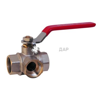 Кран шаровый трехходовой SD 1/2" ВВВ