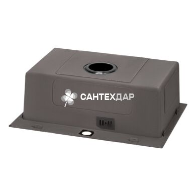 Мийка кухонна з нержавіючої сталі Qtap D5843BL 2.7/1.0 мм