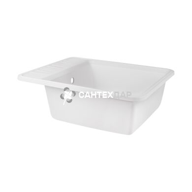Мойка кухонная Qtap CS 6250 White