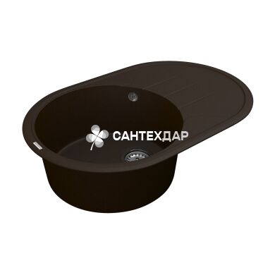 Мийка кварцева Vankor Sity SMO 02.78 Chocolate + сифон