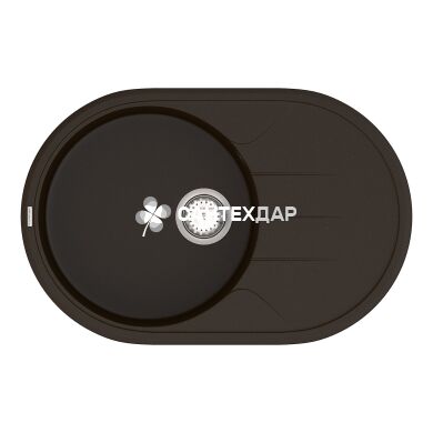 Мийка кварцева Vankor Sity SMO 02.78 Chocolate + сифон