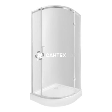 Набор Qtap душевая кабина Virgo CRM1099AC8 Clear + поддон Uniarc 309915