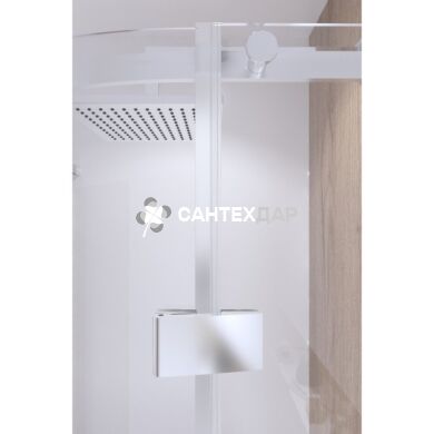 Набор Qtap душевая кабина Virgo CRM1099AC8 Clear + поддон Uniarc 309915