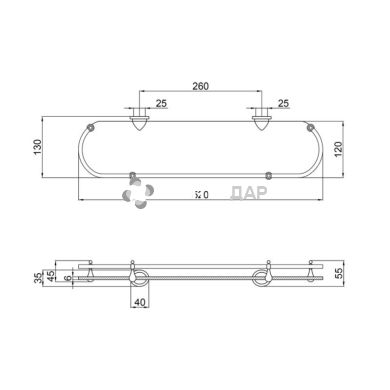 Полиця Lidz (CRG) -113.01.02