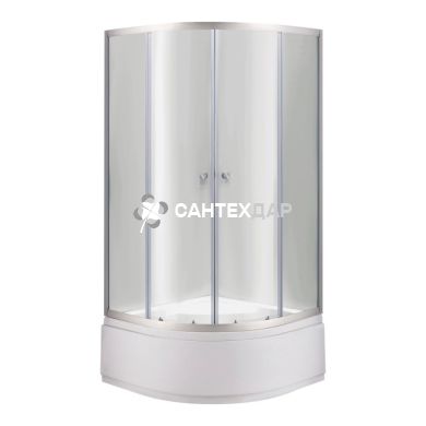 Душова кабіна Lidz Latwa 90x90 високий скло прозоре