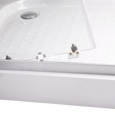 Душова кабіна Lidz Wiezak 90x90 низький скло Linie