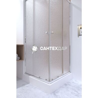 Душова кабіна Q-tap PRESTO 1088SP5 квадрат 80x80 розсувні без піддона