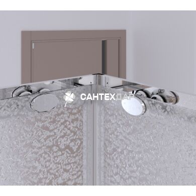 Душова кабіна Q-tap PRESTO 1088SP5 квадрат 80x80 розсувні без піддона