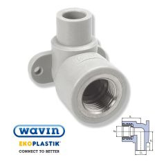 Колено монтажное ППР Wavin Ekoplastik 20х1/2" внутреннее