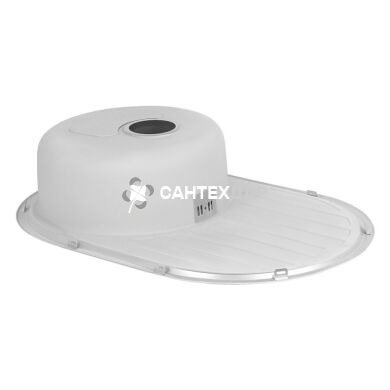 Мийка кухонна з нержавіючої сталі Qtap 7750 Satin 0,8 мм