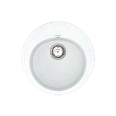 Мойка кварцевая Vankor Sity SMR 01.50 White stone + сифон