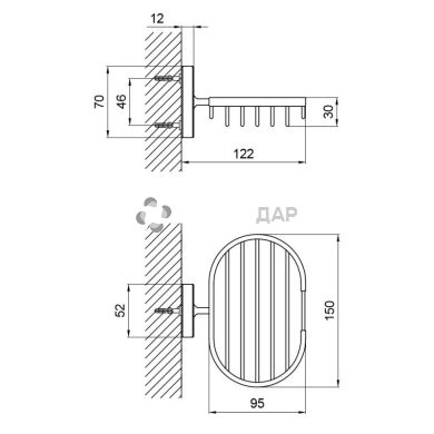 Мыльница Lidz (CRM)-114.02.04