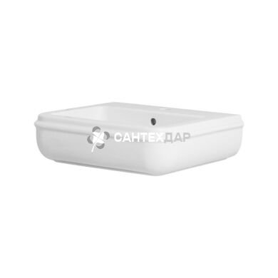 Раковина Charme CHA255B1 підвісна без донного клапану white см 55x46xh18 Azzurra