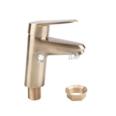 Смеситель для умывальника Potato P1009-2-40 на гайке