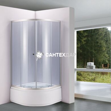 Душова кабіна Lidz Latwa 90x90 високий скло тоноване