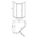 Душевая кабина Q-tap Leo CRM10995-AC6 Clear