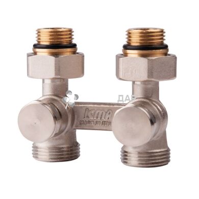 Узел нижнего подключения двухтрубный Icma 1/2" со встроенной термостатической группой нижний №897