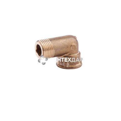 Колено латунное KD 1/2" ВН длинное усиленное