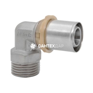 Колено металопластиковое пресс ICMA SEMPITER&reg; 26х3/4 НР №404