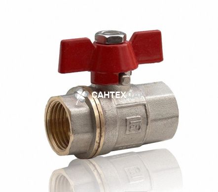 Кран шаровый FADO Classic PN40 3/4" ВВ бабочка