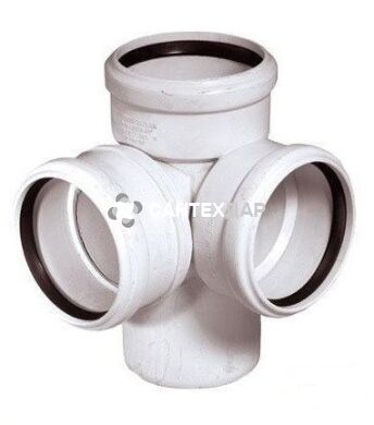 Хрестовина безшумна ПП Ostendorf 110/110/110х87&deg; двоплоскостна