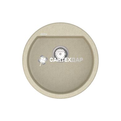 Мойка кварцевая Vankor Tera TMR 01.50 Beige + сифон
