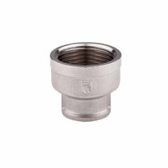 Муфта латунная редукционная SD Forte 1 1/2х1 ВВ никель