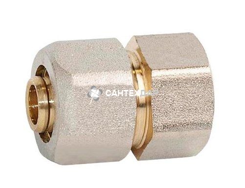Муфта металлопластиковая обжимная Gross 16 х 3/4 ВР