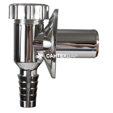 Сифон для стиральной и посудомоечной машины Styron STY-529-K хром