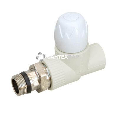Вентиль радиаторный PPR Blue Ocean 25х3/4" прямой