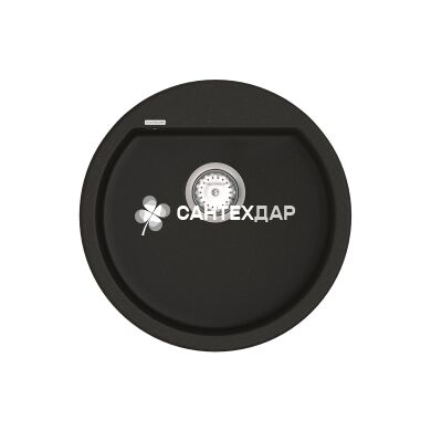 Мойка кварцевая Vankor Tera TMR 01.50 Black + сифон